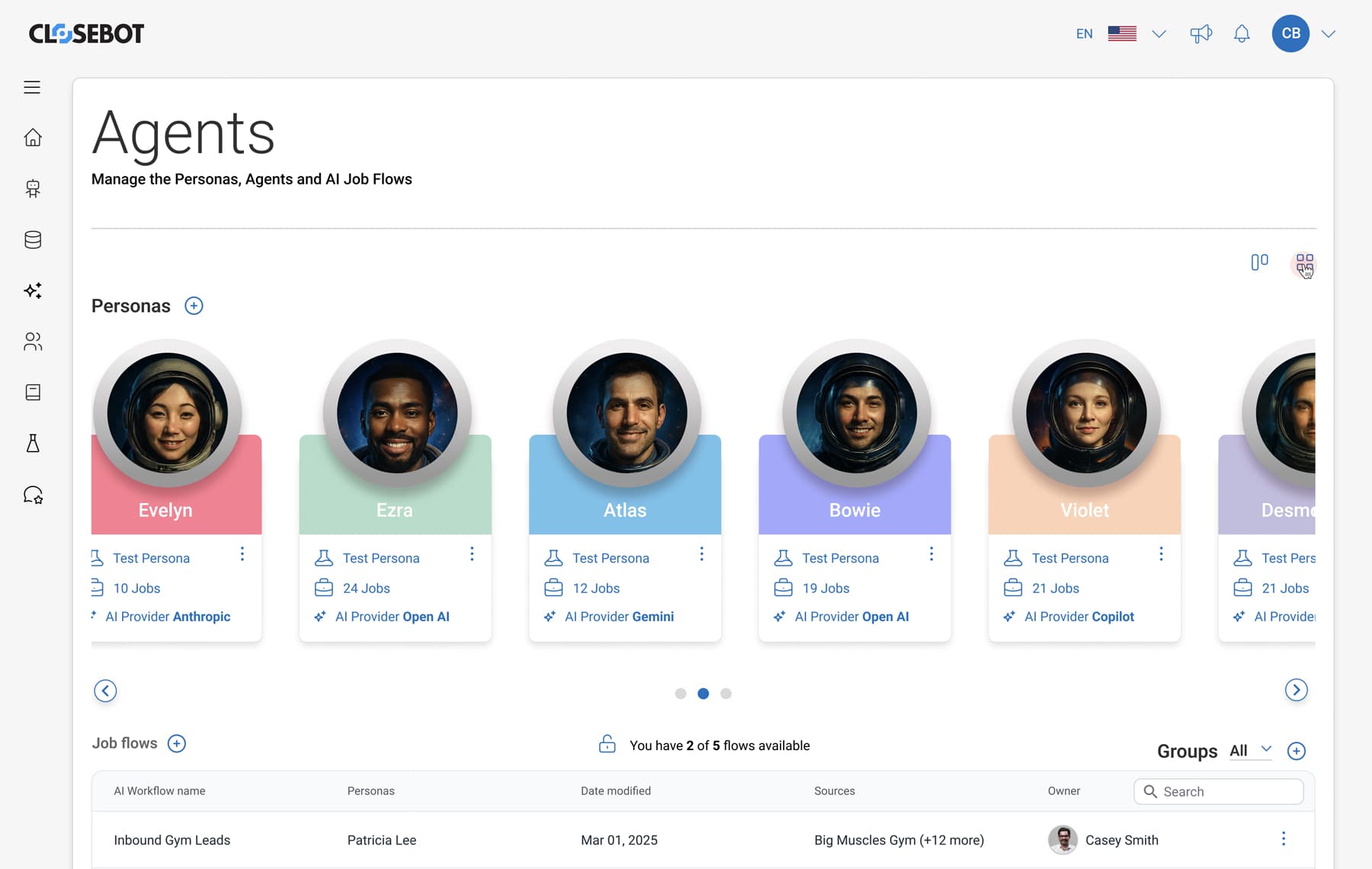 Closebot Chat & SMS Agents — used by AKT for Digital Flo